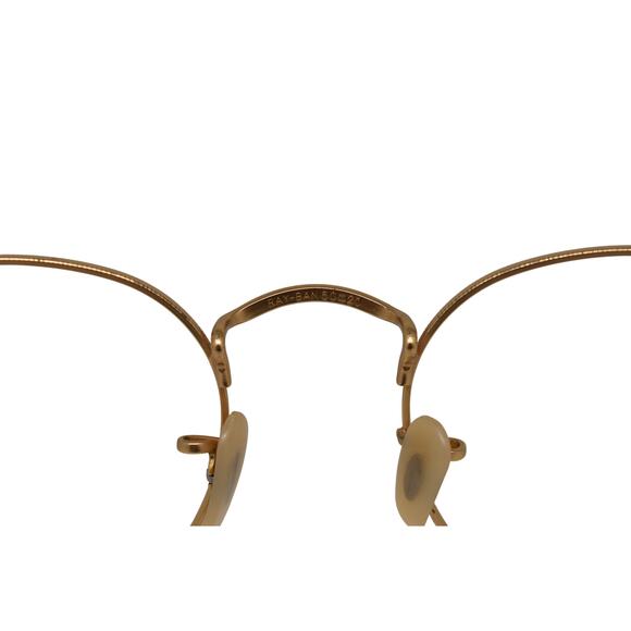 Ray-Ban 3447 112 /72 Round Metal 50-21-145 Sunglass / Eyeglass FRAMES ONLY -GOOD - Picture 8 of 11